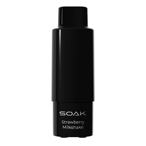 Сменный картридж SOAK Q - Клубничный милкшейк (3.000 затяжек) - 2% (1 шт.)